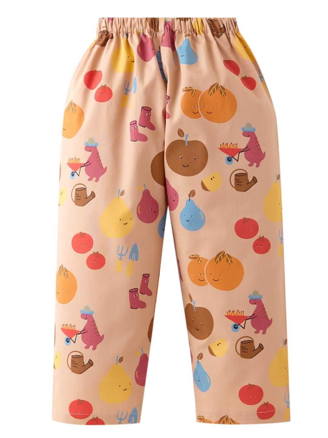 Cute Fruits Print Cotton Night Suit for Boys and Girls | Full Sleeve Kids Nightwear | Nightwear For Kids | Cotton Night Suit for Kids | Night Suits for Boys and Girls | Babywish - Image 5