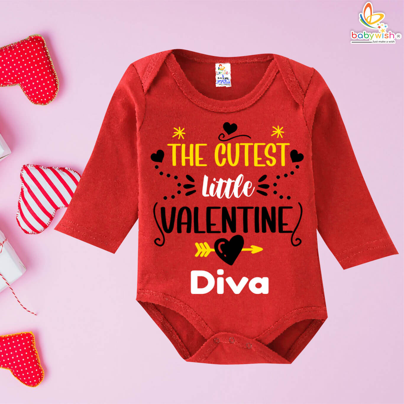 custom valentine baby onesie