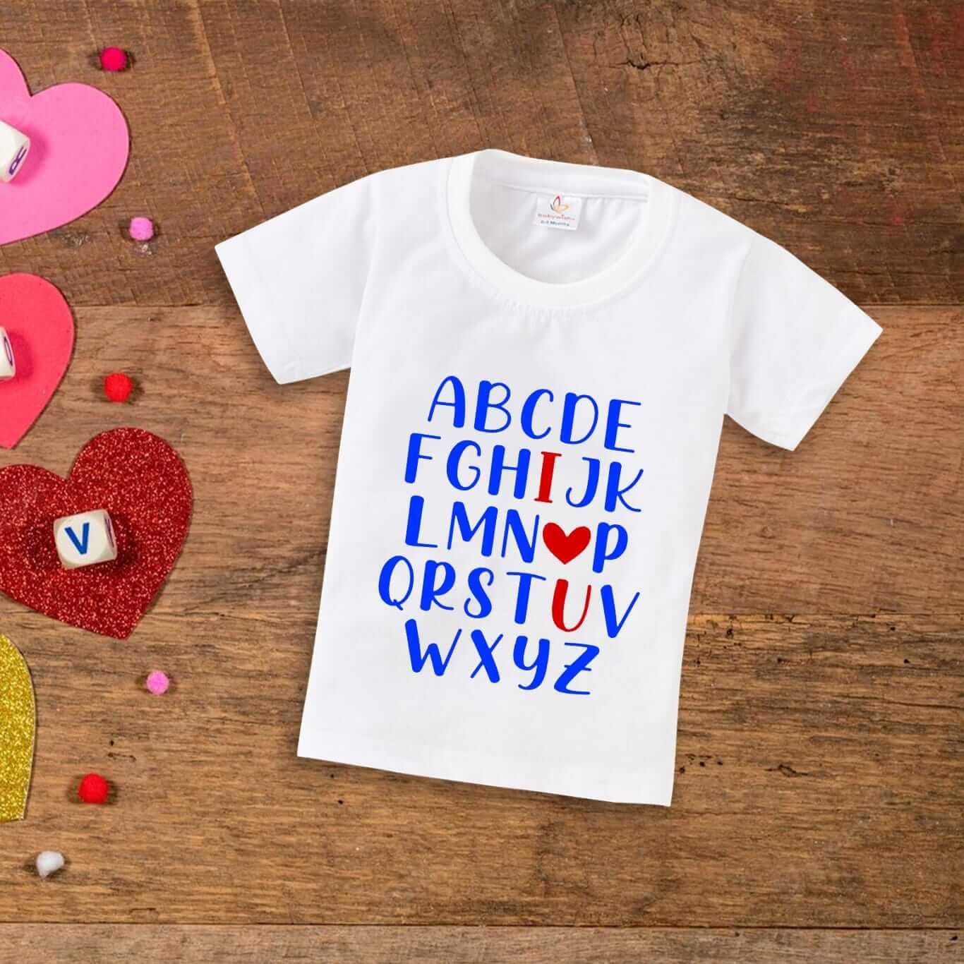 Valentine’s Day T-shirt for Kids | Unisex Valentine Topwear Outfit | Printed Half Sleeve T-shirt Dress for Boys & Girls “Bee Mine Printed” | Cute Toddler Gift