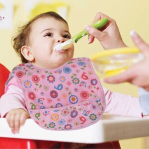 Bibs for Baby – 3-Layer Waterproof Baby Bib with Food Catcher Pocket, Soft and Durable Infant and Toddler Bibs, Easy-to-Clean Mealtime Accessory for Boys and Girls